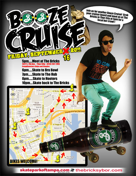 The Booze Cruise is on Friday, September 16, 2011